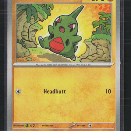 Pokemon 2025 Prismatic Evolutions Larvitar #47/131 Master Ball