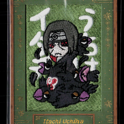 Kayou Naruto Itachi Uchiha Embroidery Patch Limited /720 Eng #NRCCA-QR-008