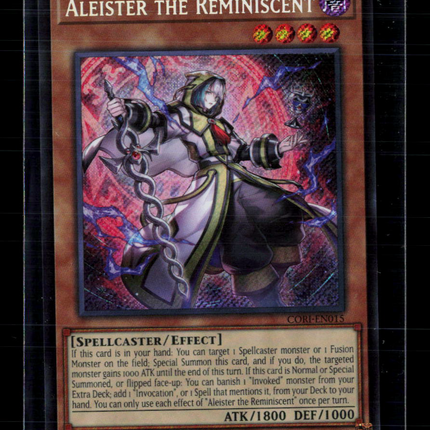 Yu-Gi-Oh! Aleister the Reminiscent Chaos Origins Secret Rare CORI-EN015 1st Ed