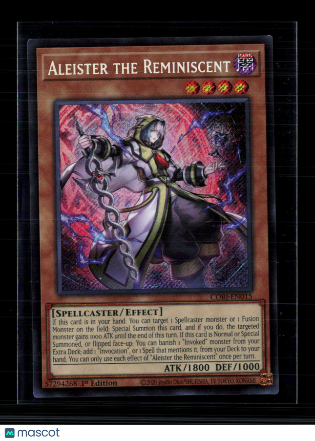 Yu-Gi-Oh! Aleister the Reminiscent Chaos Origins Secret Rare CORI-EN015 1st Ed