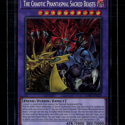 Yu-Gi-Oh! The Chaotic Phantasmal Sacred Beasts Chaos Origins SR CORI-EN029