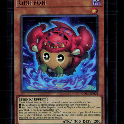 Yu-Gi-Oh! Griffoh Chaos Origins Ultra Rare • CORI-EN004 1st Edition