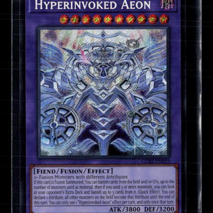 Yu-Gi-Oh! Hyperinvoked Aeon Chaos Origins Secret Rare • CORI-EN033 1st Edition