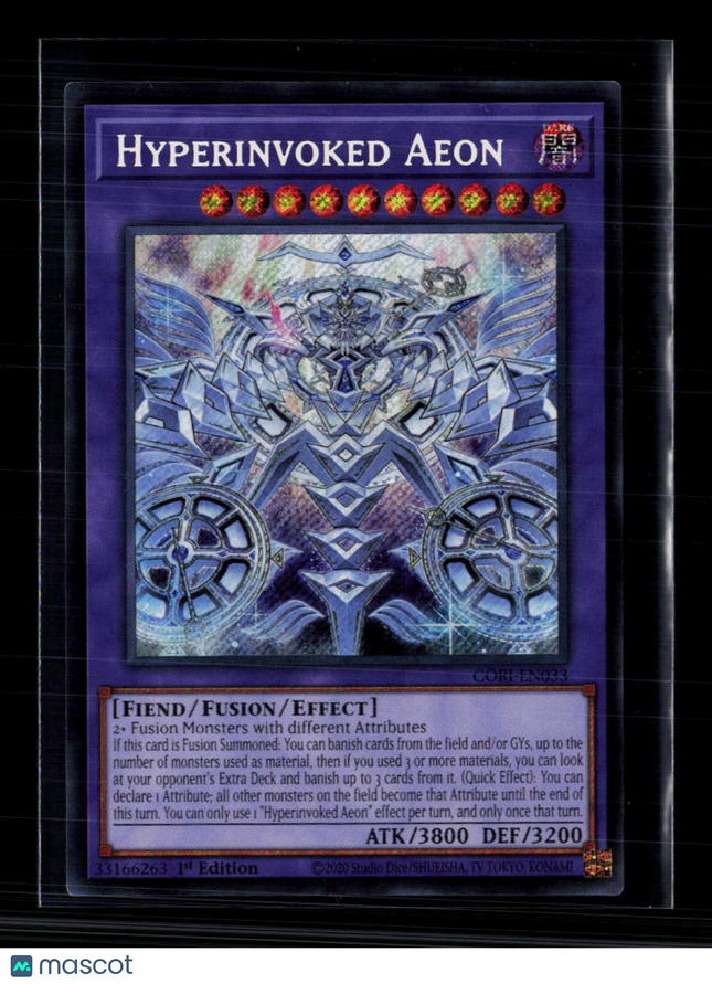 Yu-Gi-Oh! Hyperinvoked Aeon Chaos Origins Secret Rare • CORI-EN033 1st Edition
