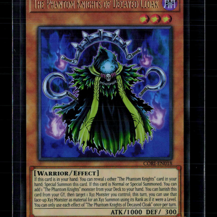 Yu-Gi-Oh! The Phantom Knights of Decayed Cloak Chaos Origins UR CORI-EN018