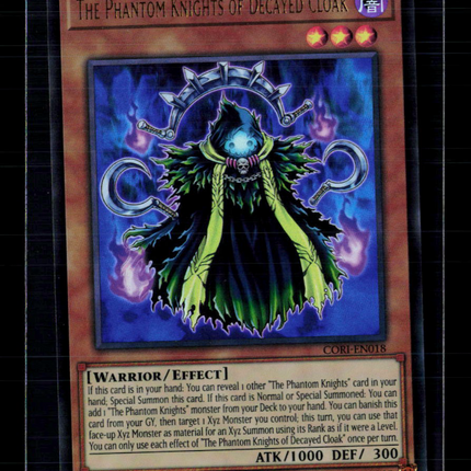 Yu-Gi-Oh! The Phantom Knights of Decayed Cloak Chaos Origins UR CORI-EN018