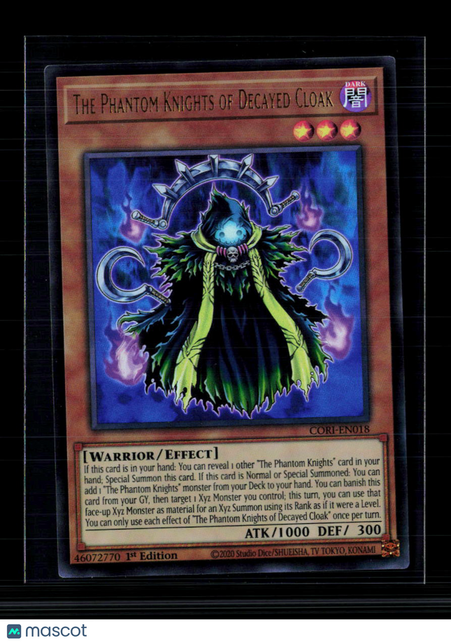 Yu-Gi-Oh! The Phantom Knights of Decayed Cloak Chaos Origins UR CORI-EN018