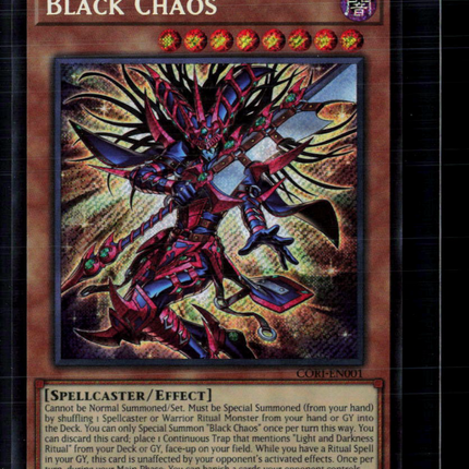 Yu-Gi-Oh! Black Chaos Chaos Origins Secret Rare • CORI-EN001 1st Edition