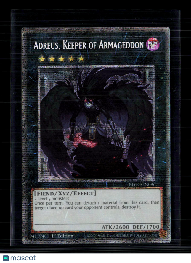 Yu-Gi-Oh! Adreus, Keeper of Armageddon Glorious Gallery Starlight BLGG-EN096