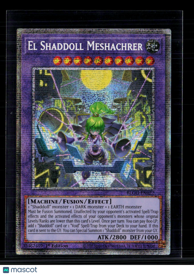 Yu-Gi-Oh! TCG Battles of Legend: Terminal Revenge El Shaddoll Meshachrer 1st Ed