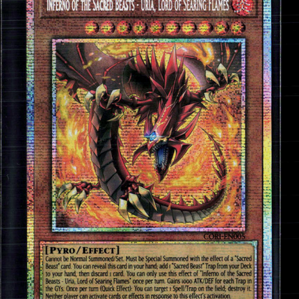 Yu-Gi-Oh! Inferno of the Sacred Beasts Uria Chaos Origins Starlight CORI-EN005