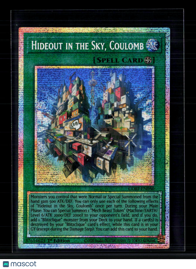 Yu-Gi-Oh! Hideout in the Sky, Coulomb Chaos Origins Starlight CORI-EN050 1st Ed