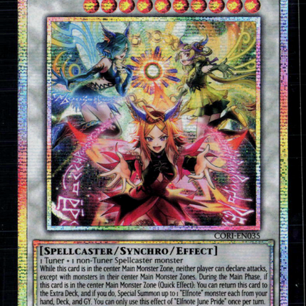 Yu-Gi-Oh! Elfnote June Pride Chaos Origins Starlight CORI-EN035 1st Edition