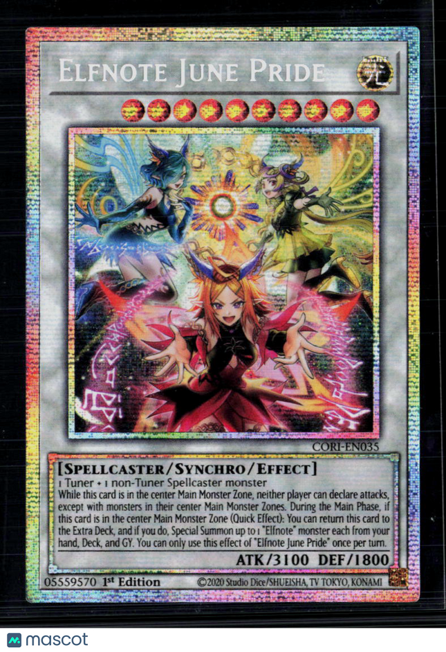 Yu-Gi-Oh! Elfnote June Pride Chaos Origins Starlight CORI-EN035 1st Edition