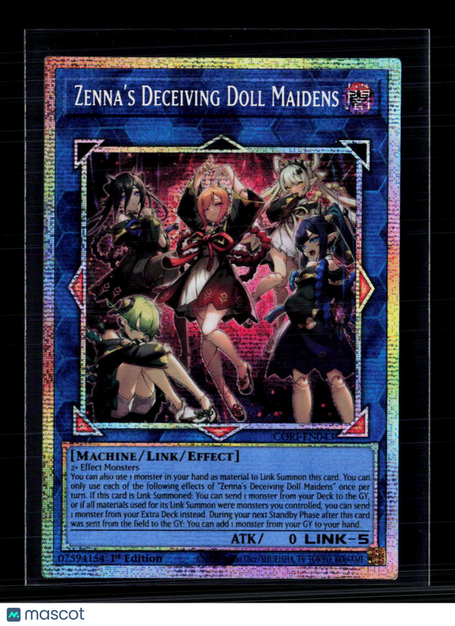Yu-Gi-Oh! Zenna's Deceiving Doll Maidens Chaos Origins Starlight CORI-EN043
