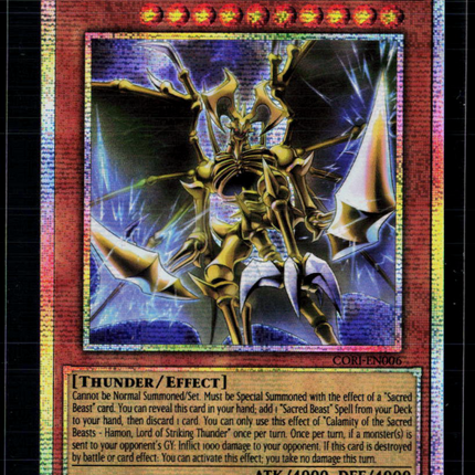 Yu-Gi-Oh! Calamity of the Sacred Beasts Hamon Chaos Origins Starlight CORI-EN006