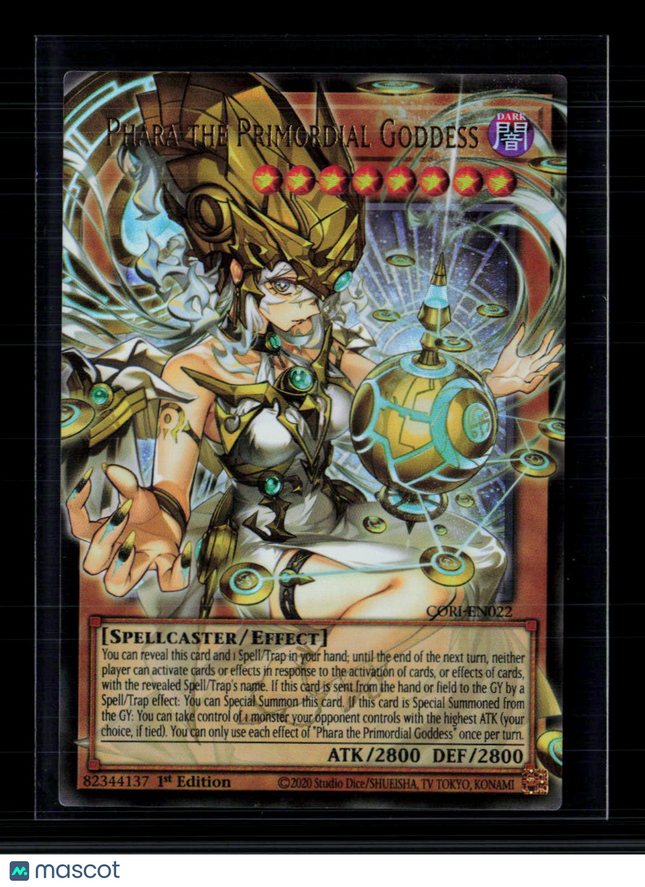 Yu-Gi-Oh! Phara the Primordial Goddess Extended Art Chaos Origins UR CORI-EN022