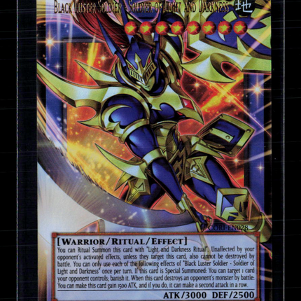 Yu-Gi-Oh! Black Luster Soldier Extended Art Chaos Origins UR CORI-EN028