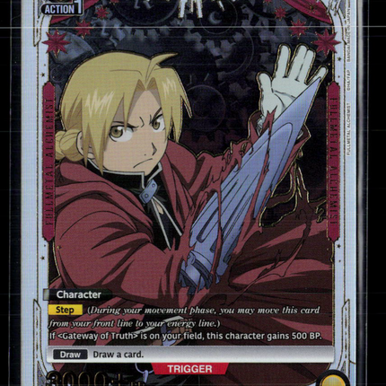 Union Arena Edward Elric Fullmetal Alchemist Rare 1-Star • UE09BT/FMA-1-011 Foil