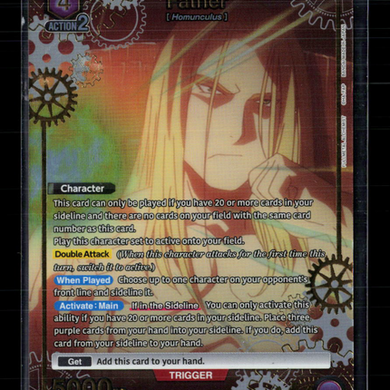 Union Arena Father Fullmetal Alchemist Super Rare 1-Star • UE09BT/FMA-1-079 Foil
