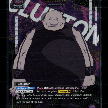 Union Arena Gluttony Fullmetal Alchemist Rare 1-Star • UE09BT/FMA-1-081 Foil