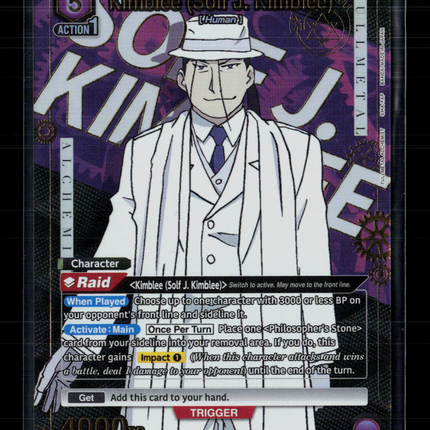 Union Arena Kimblee Fullmetal Alchemist Rare 1-Star • UE09BT/FMA-1-073 Foil