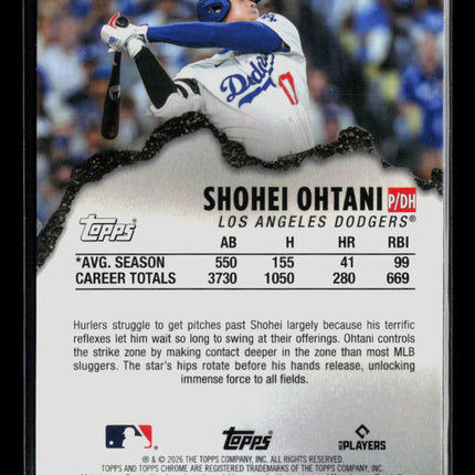 2026 Topps Chrome Wrecking Crew Shohei Ohtani #WC-2