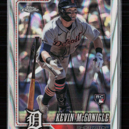 2026 Topps Chrome Kevin McGonigle #16 RayWave RC