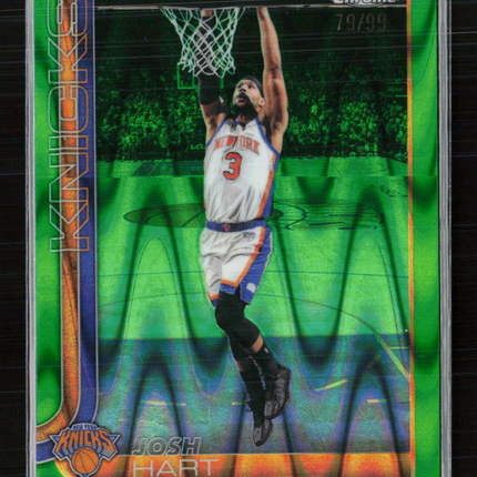 2026 Topps Chrome Josh Hart #72 Green Wave 79/99
