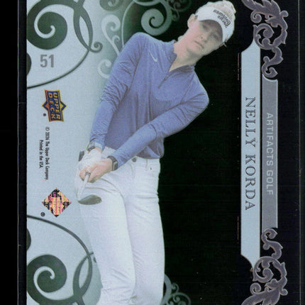 2026 Upper Deck Artifacts Golf Nelly Korda #51 Clear