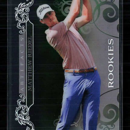 2026 Upper Deck Artifacts Golf Matthew Riedel #76 Acetate