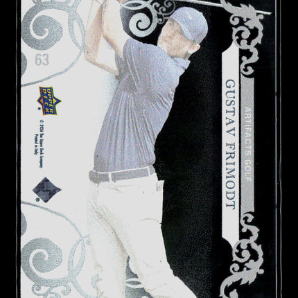 2026 Upper Deck Artifacts Golf Gustav Frimodt #63 Plexiglass