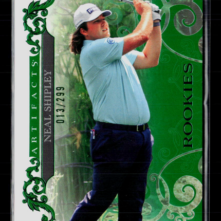 2026 Upper Deck Artifacts Golf Neal Shipley #71 Green 013/299