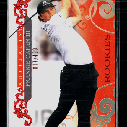 2026 Upper Deck Artifacts Golf Frankie Capan III #66 Red 017/499
