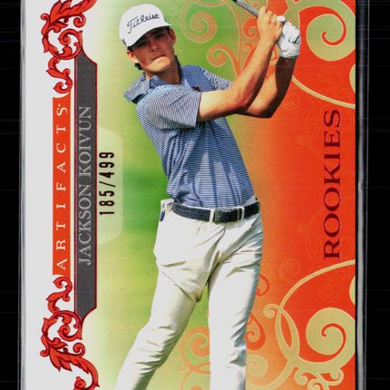 2026 Upper Deck Artifacts Golf Jackson Koivun #74 Red 185/499