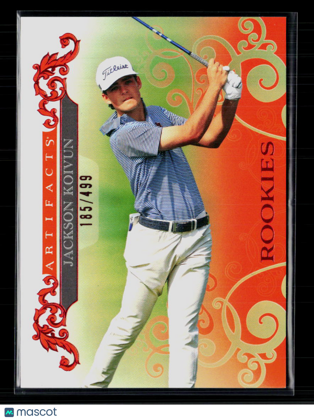 2026 Upper Deck Artifacts Golf Jackson Koivun #74 Red 185/499