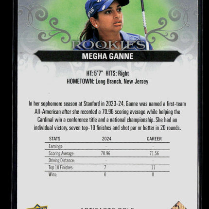 2026 Upper Deck Artifacts Golf Megha Ganne #62 709/999