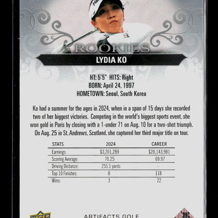 2026 Upper Deck Artifacts Golf Lydia Ko #60 763/999