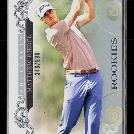2023 Upper Deck Artifacts Golf Matthew Riedel #76 346/999