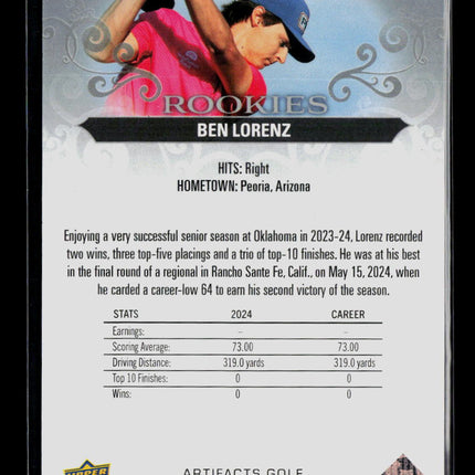 2026 Upper Deck Artifacts Golf Ben Lorenz #59 769/999