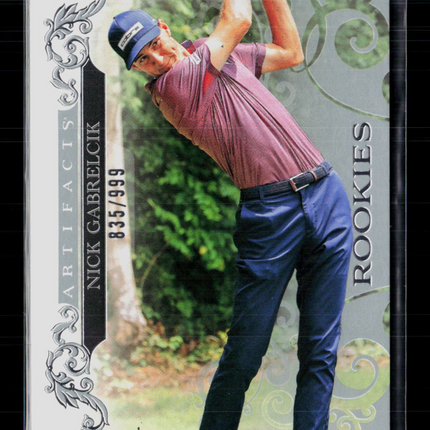 2026 Upper Deck Artifacts Golf Nick Gabrelcik #73 835/999