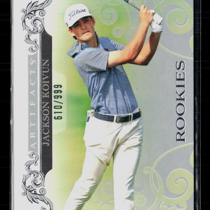 2026 Upper Deck Artifacts Golf Jackson Koivun #74 610/999