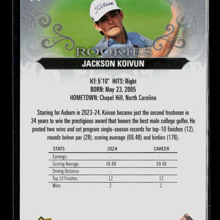 2026 Upper Deck Artifacts Golf Jackson Koivun #74 610/999