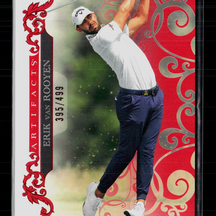 2026 Upper Deck Artifacts Golf Erik van Rooyen #30 Red 395/499