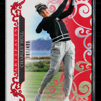 2026 Upper Deck Artifacts Golf Charley Hull #9 Red 161/499