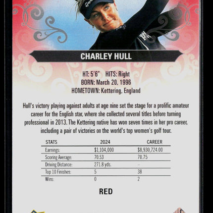 2026 Upper Deck Artifacts Golf Charley Hull #9 Red 161/499