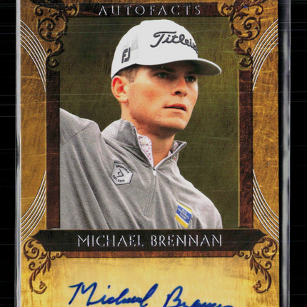 2026 Upper Deck Artifacts Golf Michael Brennan #A-MB Auto