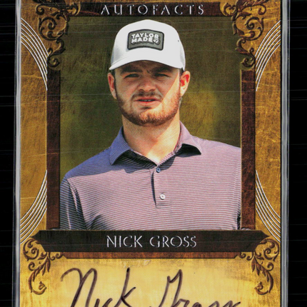 2026 Upper Deck Artifacts Golf Autofacts Nick Gross #A-NG Auto