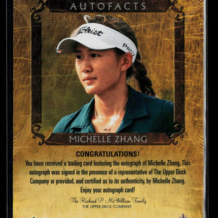 2026 Upper Deck Artifacts Golf Michelle Zhang #A-MZ Auto