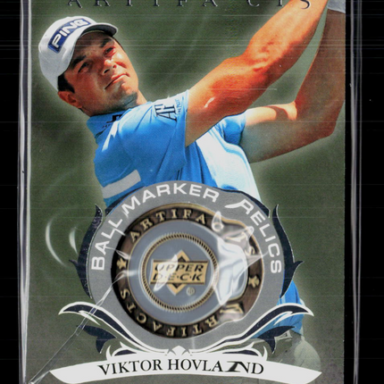 2026 Upper Deck Artifacts Golf Viktor Hovland #BM-VH Ball Marker Relic